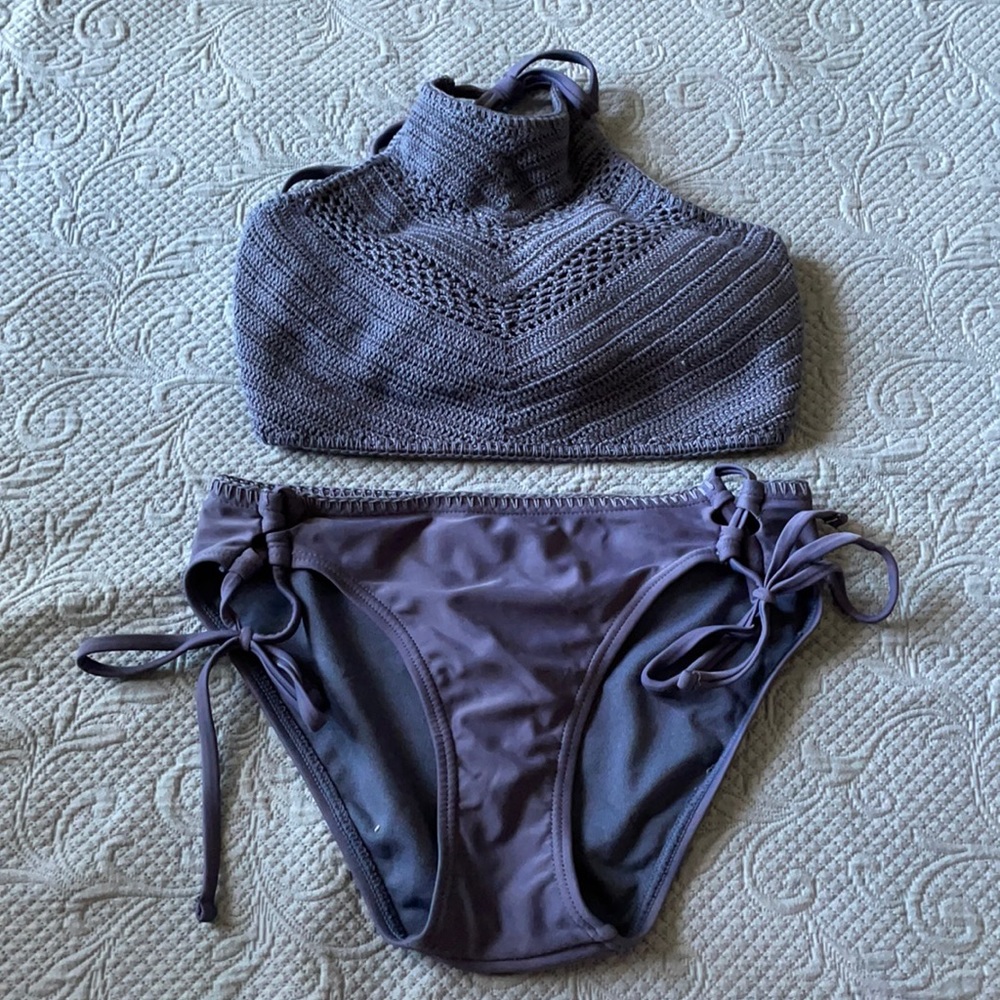 Blue bathing suit pair